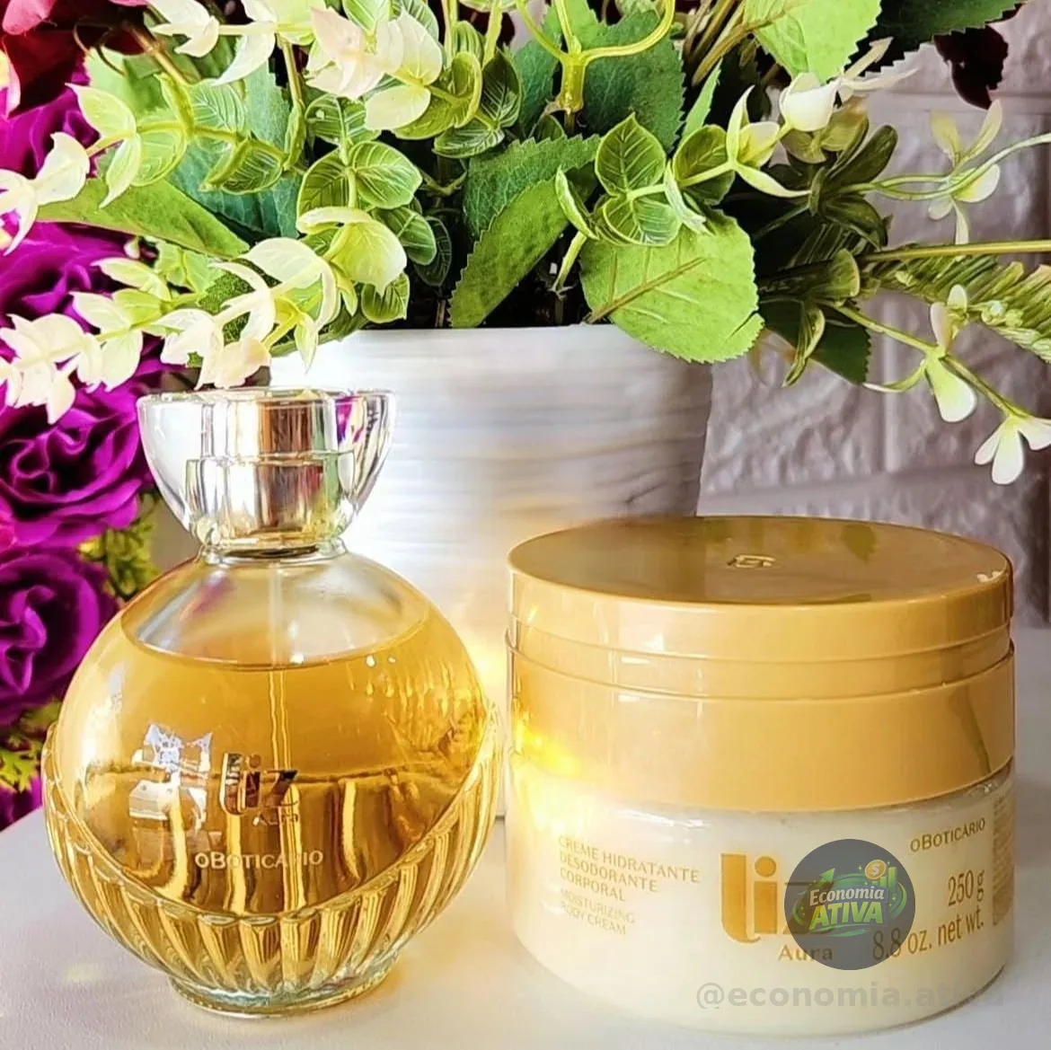 Liz: Colônia 100ml + Creme Corporal 250g