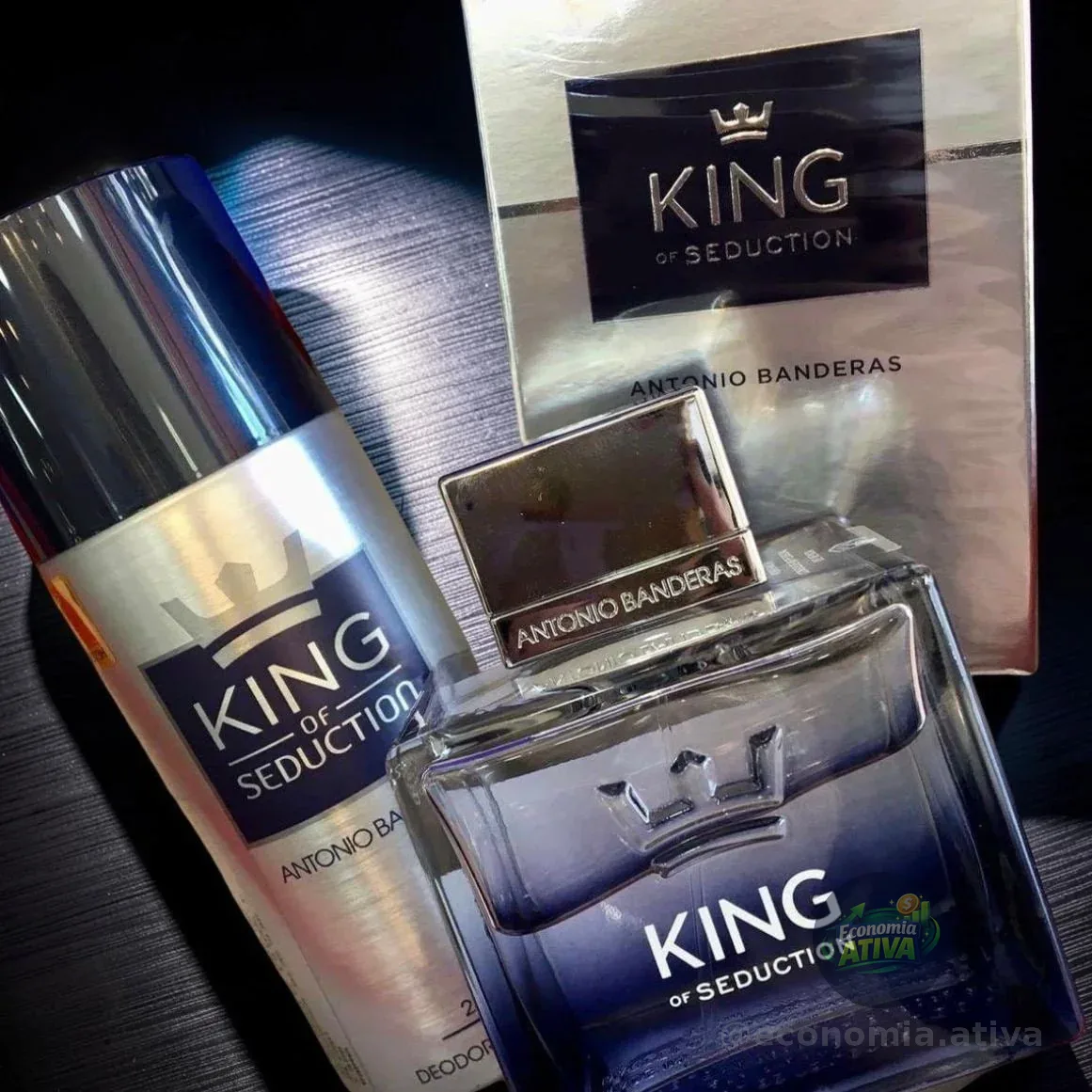 Kit Banderas King of Seduction 1 Eau de Toilette 100ml ⁠1 Desodorante spray 150ml