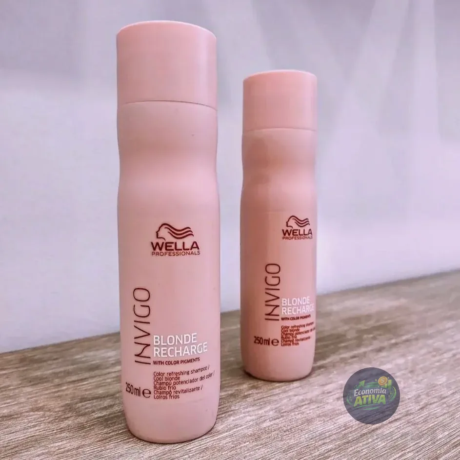 Kit Wella Prof Invigo Blonde Recharge-sh 250ml (2 Un)