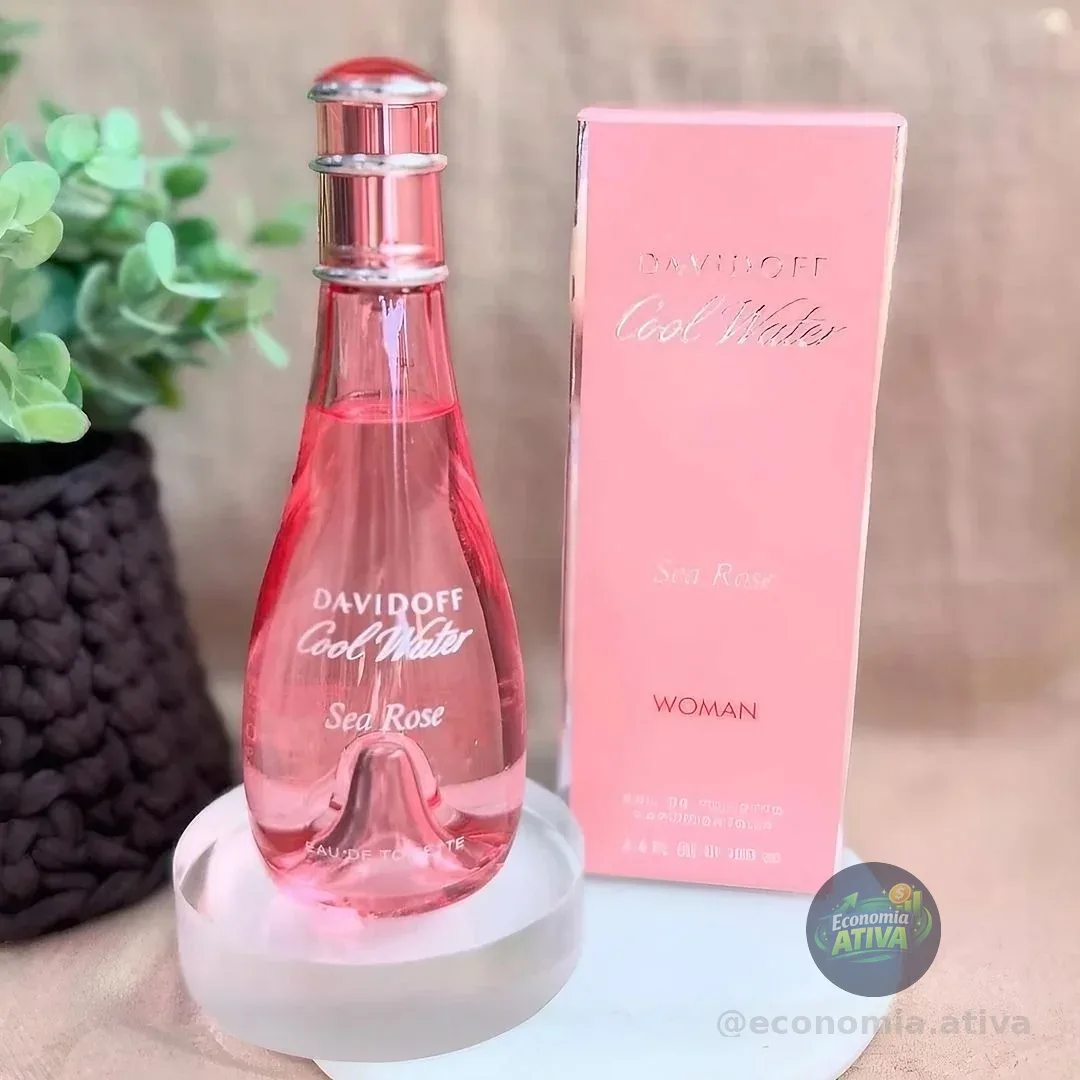 Perfume Feminino Cool Water Sea Rose Woman 100ml Davidoff