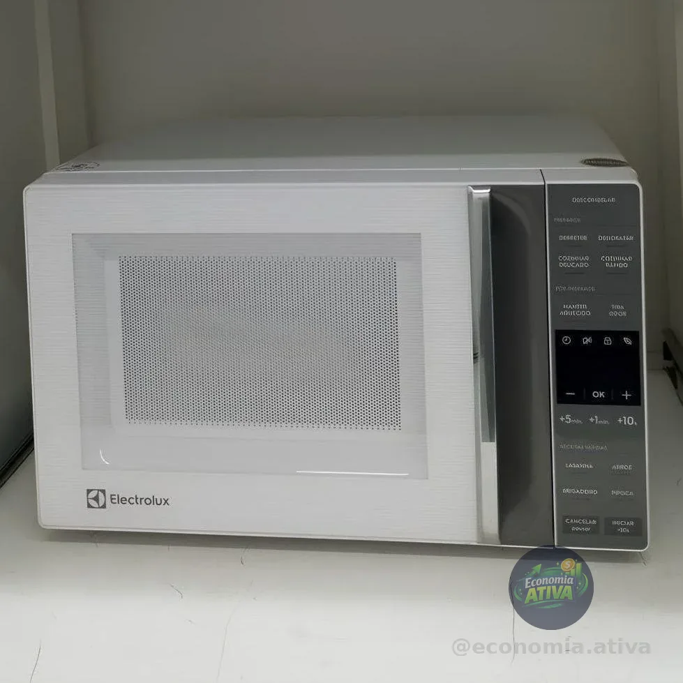 Micro-ondas Electrolux 23L Branco Efficient com Descongelamento Assistido 127v ME23B
