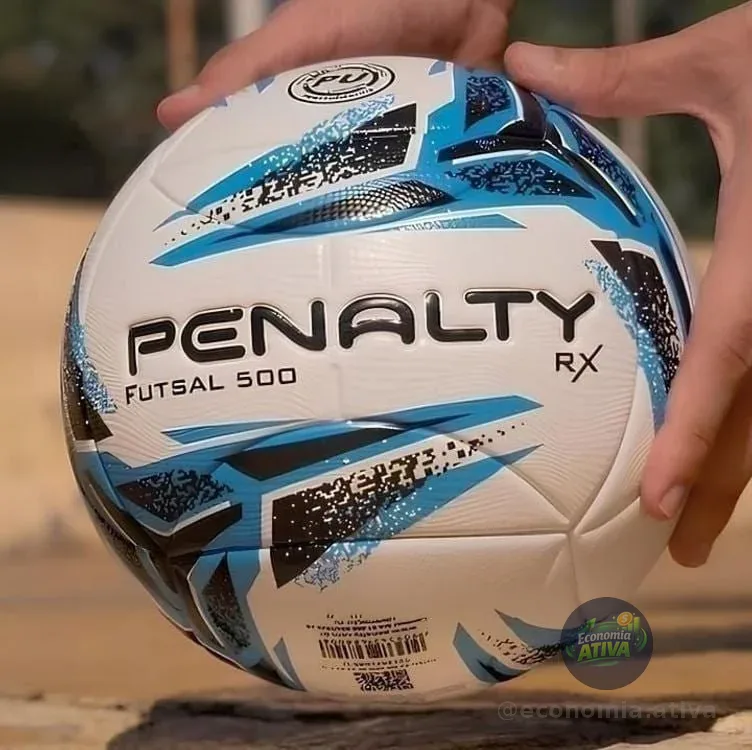 Bola Futsal Penalty Rx 500 Xxiii Cor Azul