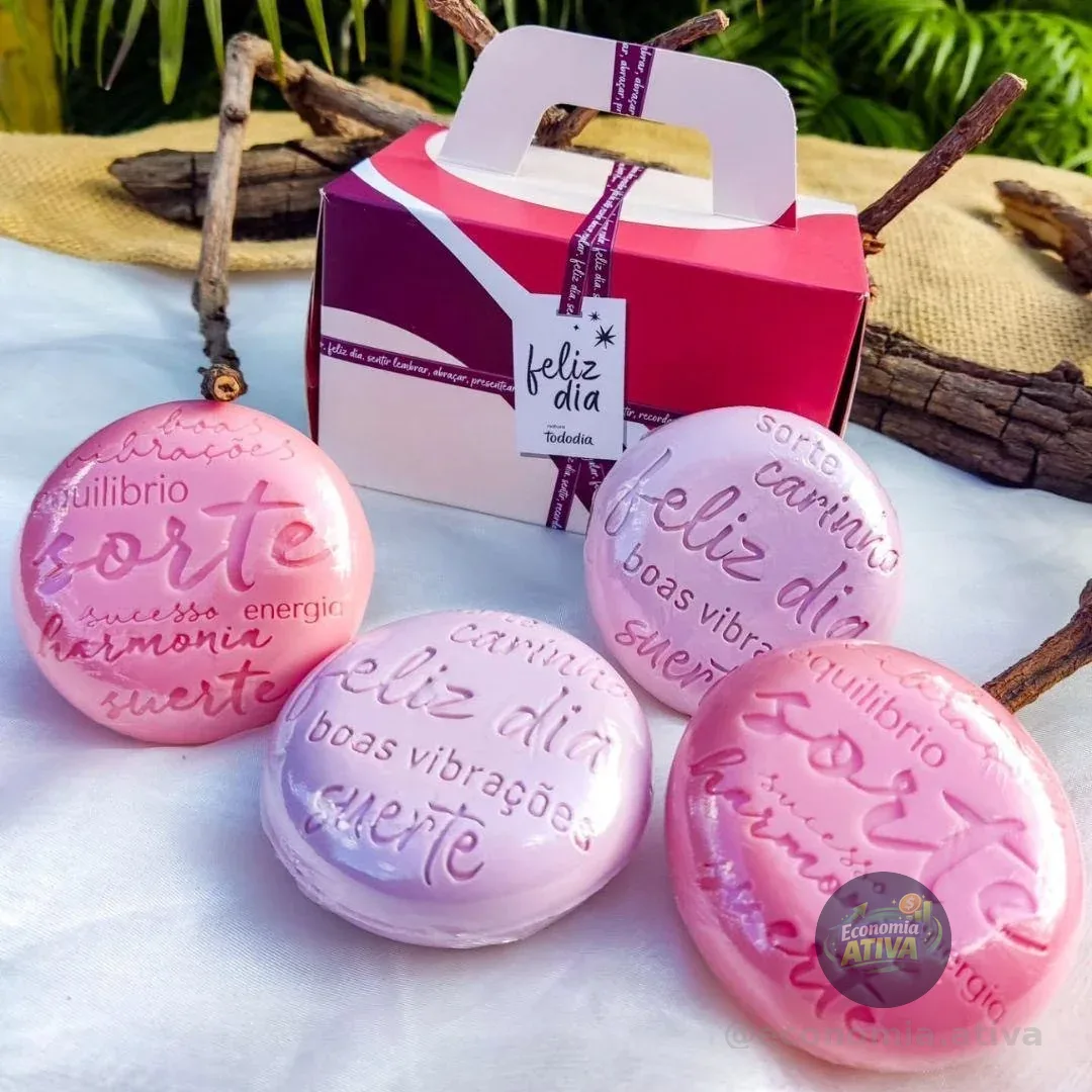 Natura Tododia Kit 4 Sabonetes Banho De Prosperidade 90gr