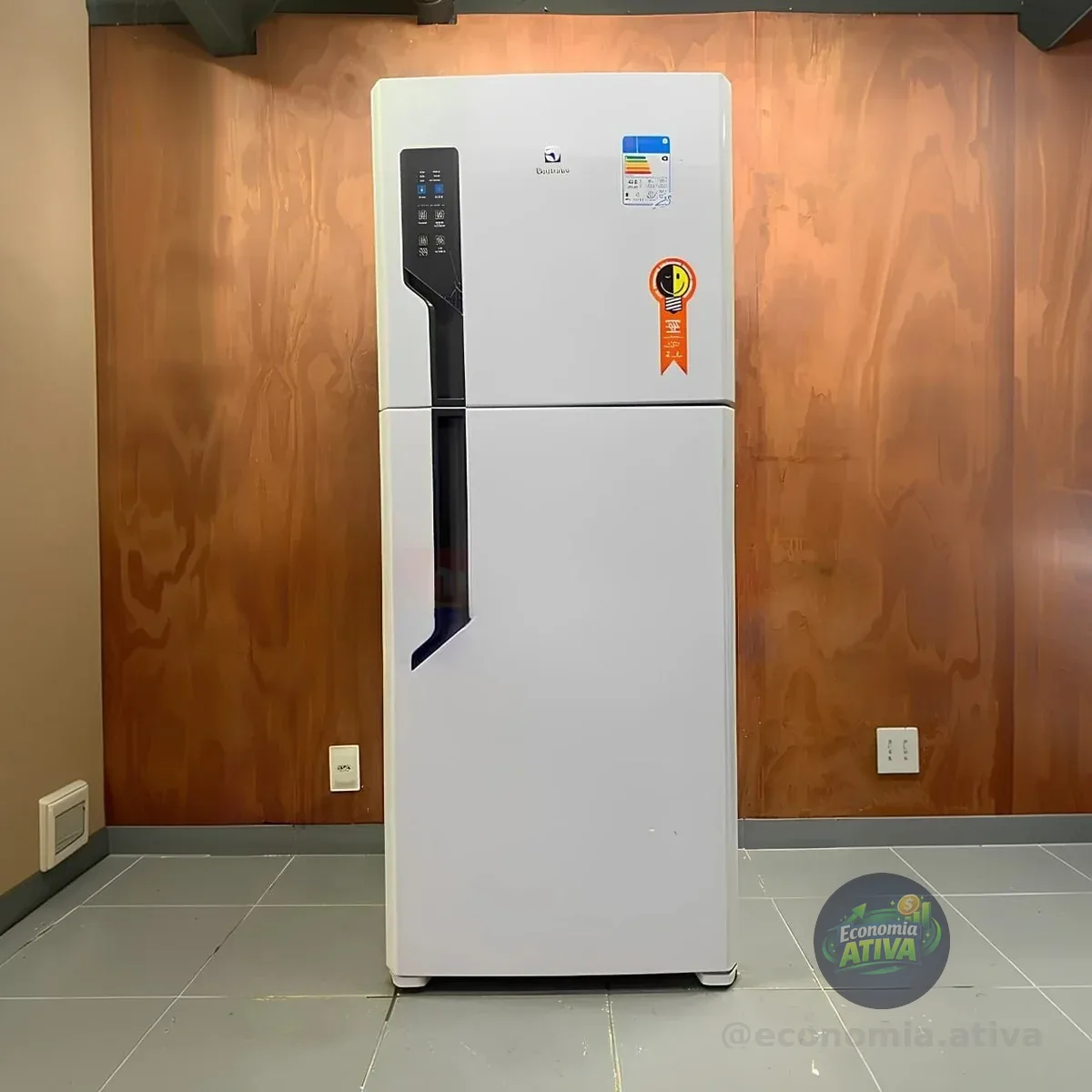 Geladeira Electrolux Frost Free 431L Efficient AutoSense Duplex Branca (TF70) 127V