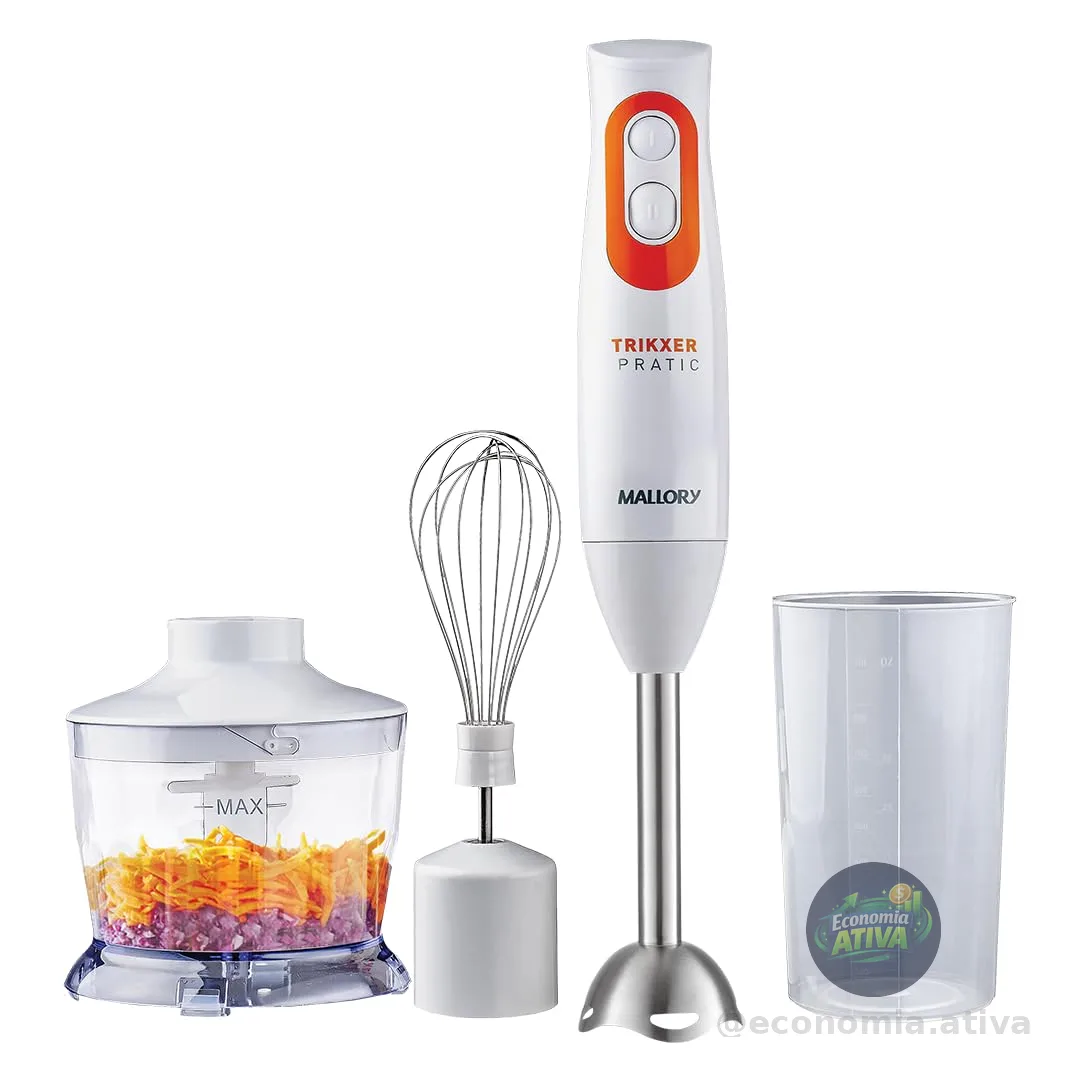 Mixer Mallory Trikxer Pratic - 3 EM 1 127V