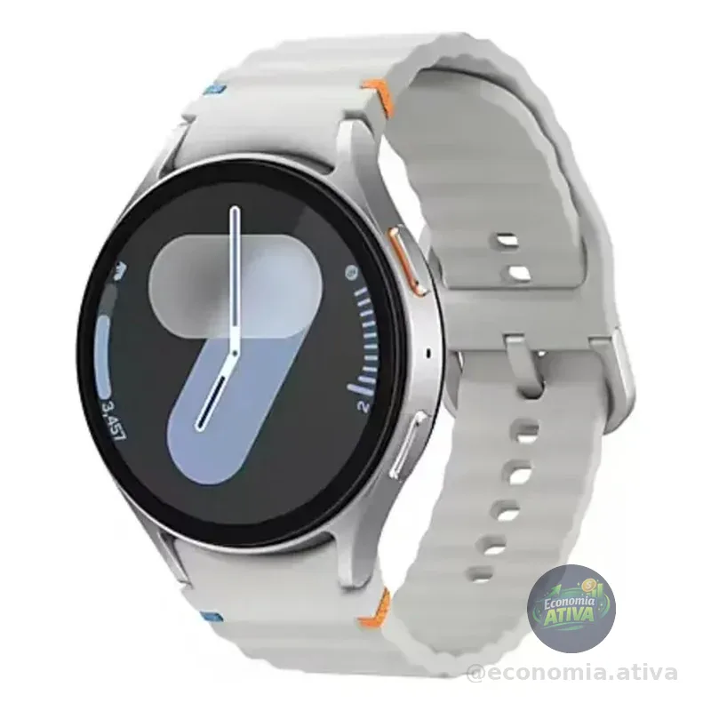 Samsung Galaxy Watch7 Smartwatch 44mm Bt Galaxy Ai - Prata Prateado
