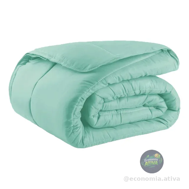 O FRIO ESTA VOLTANDO                                                                                                                                                          Edredom Casal Queen 400 Fios Dupla Face