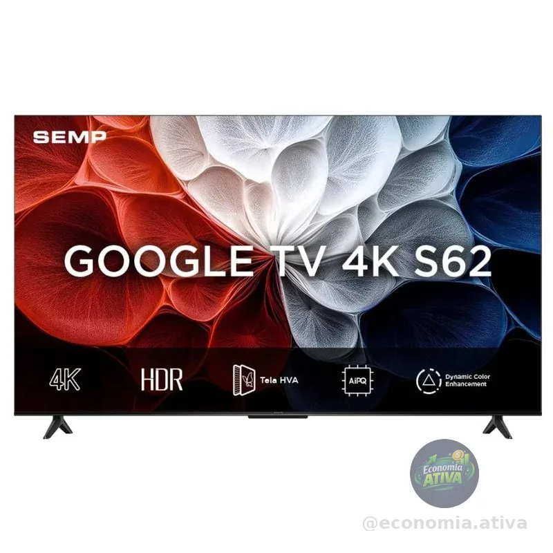 SEMP SMART TV 55” 55S62 4K UHD GOOGLE TV