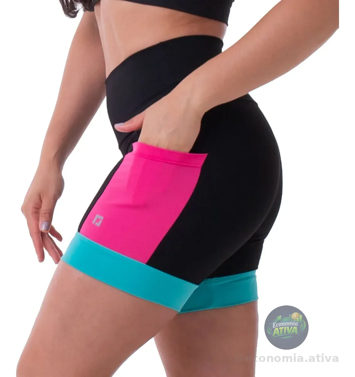 Shorts Para Corrida De Compressão Feminino