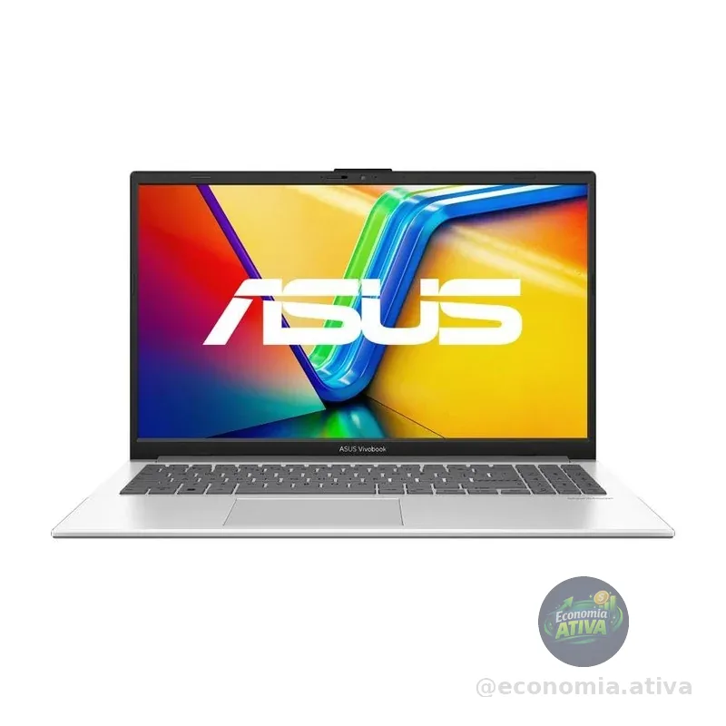 Notebook Asus Vivobook Go E1504ga Intel Core i3 N305 8gb Ram 512gb Ssd Windows 11 Tela 15,6" Fhd Silver