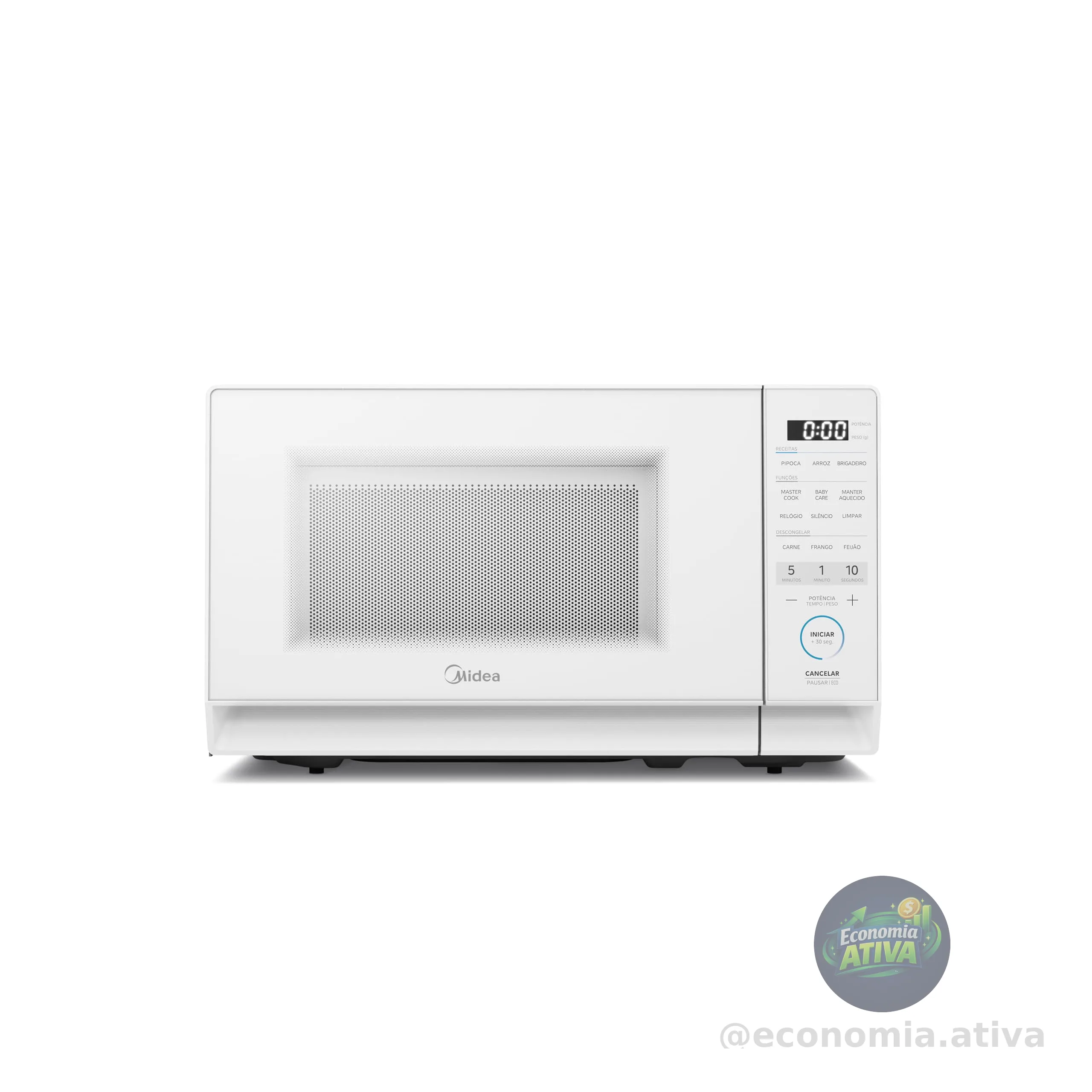 Micro-ondas 20L Branco MasterCook Midea 220V