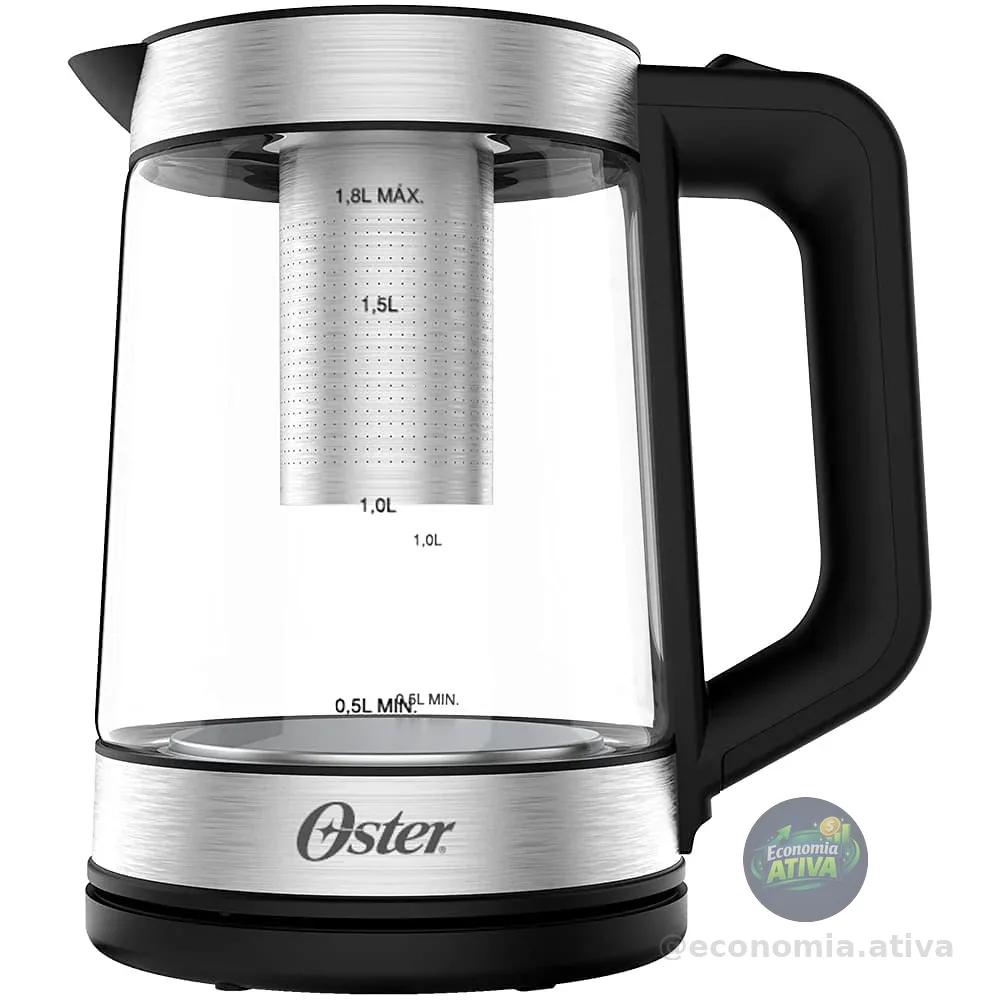 Chaleira Elétrica Oster Tea com Infusor de Chá 1,8L - 220V