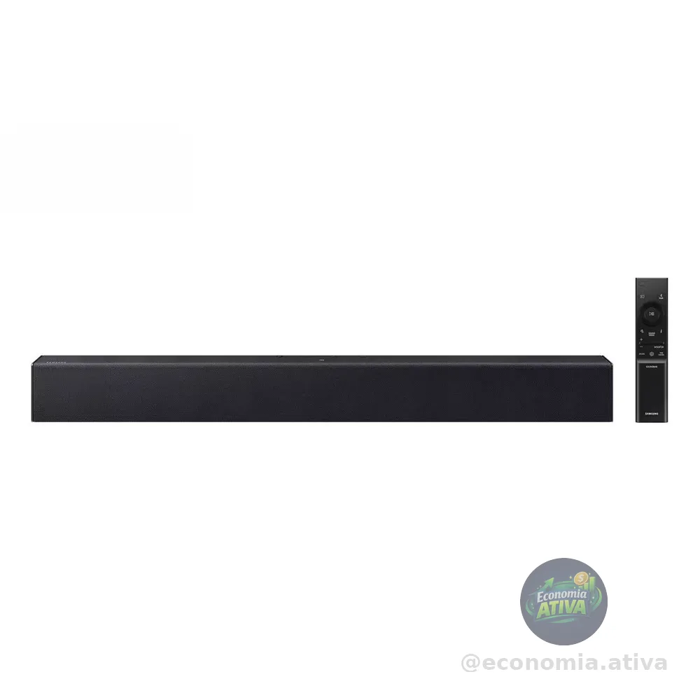 Soundbar HW-B400F ZD 40W Bluetooth 2.0 Canais Woofer Integrado Samsung