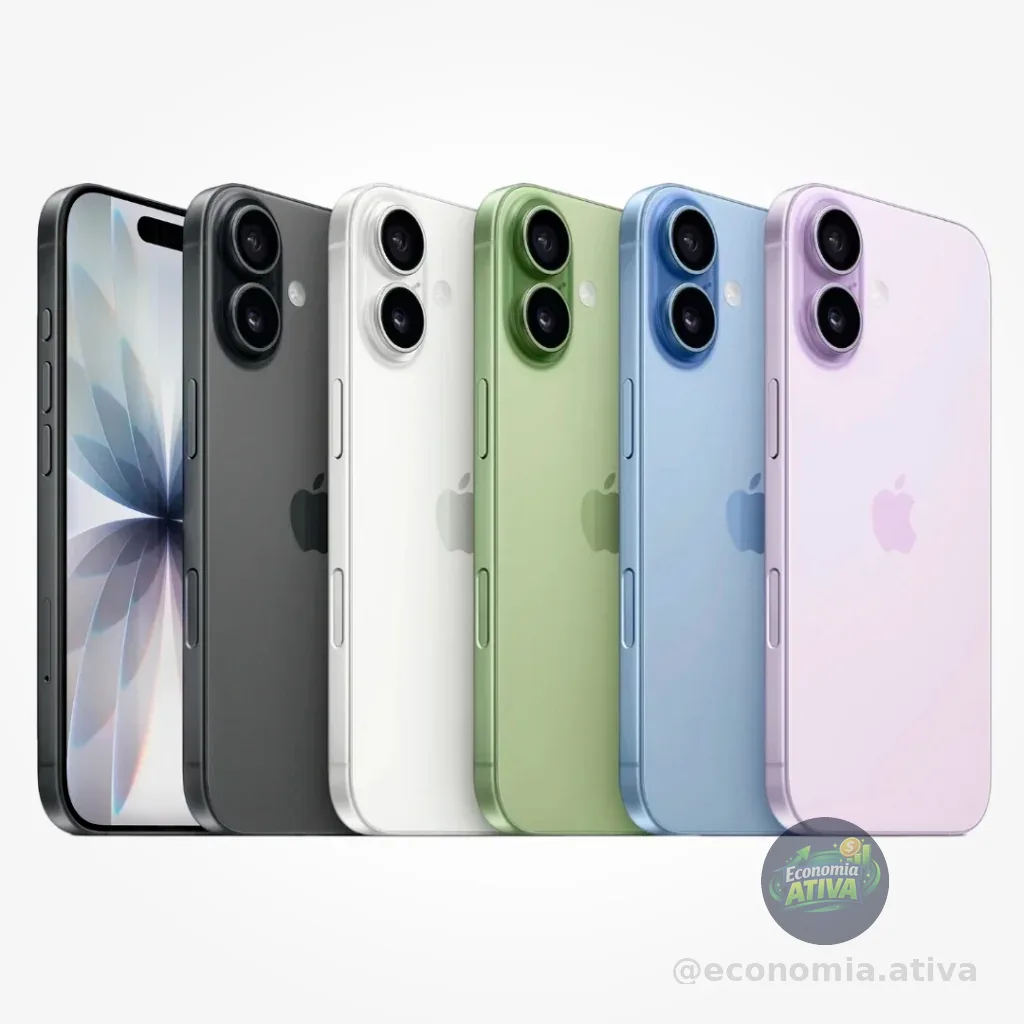 Celular Apple iPhone 17 256GB 5G Tela 6,3" 120Hz 48MP iOS Original Novo Lacrado com Garantia Apple