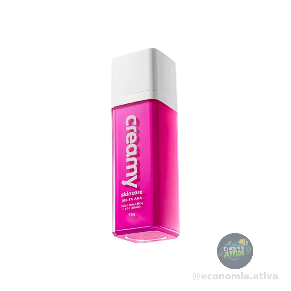 Creamy Skincare Ácido Mandélico 30g | Reduz a Oleosidade, Combate a Formação de Acne, Uniformiza o Tom da Pele | Todos os Tipos de Pele, Inclusive as Oleosas, Uso Noturno