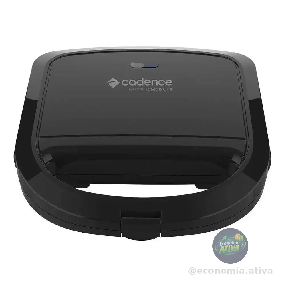 Sanduicheira Elétrica San260 Toast & Grill 750w Preta Cadence 127v