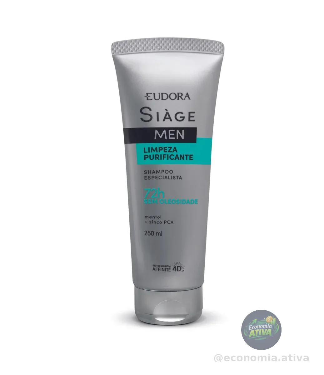 EUDORA SIÀGE SHAMPOO LIMPEZA PURIFICANTE MEN 250ML