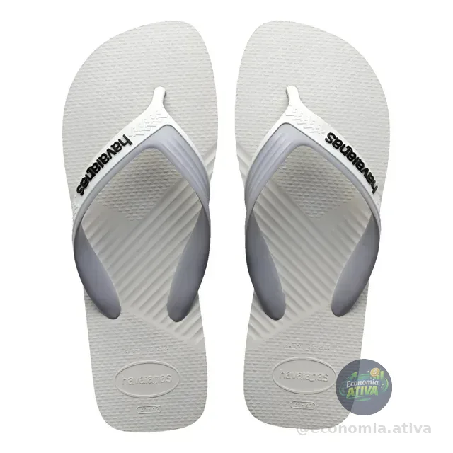 Chinelo Masculino Havaianas Casual Dual Tiras Largas Macio