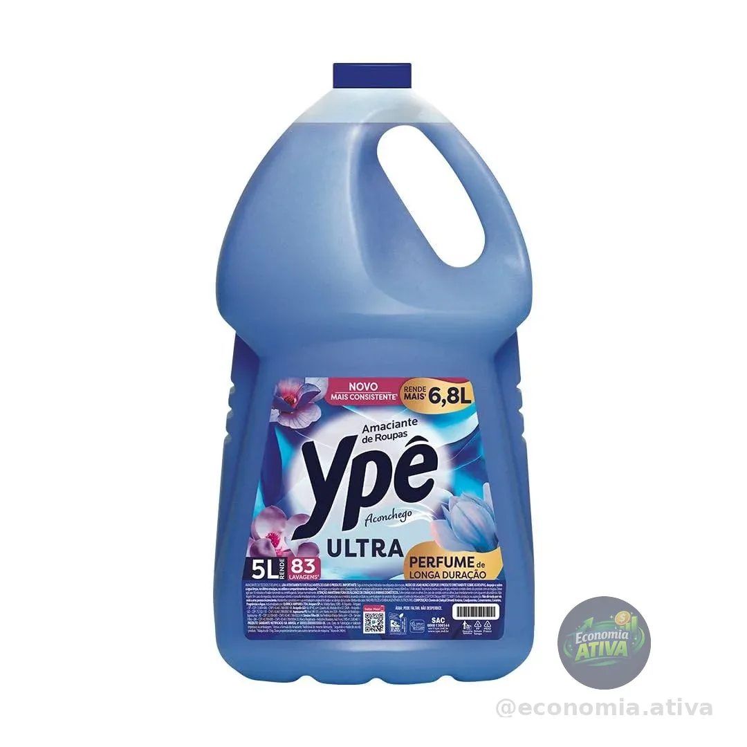 Ypê Amaciante Tradicional Aconchego 5L (Embalagem pode variar)