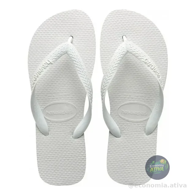 Chinelo Masculino E Feminino Havaianas Top - Opção De Cores