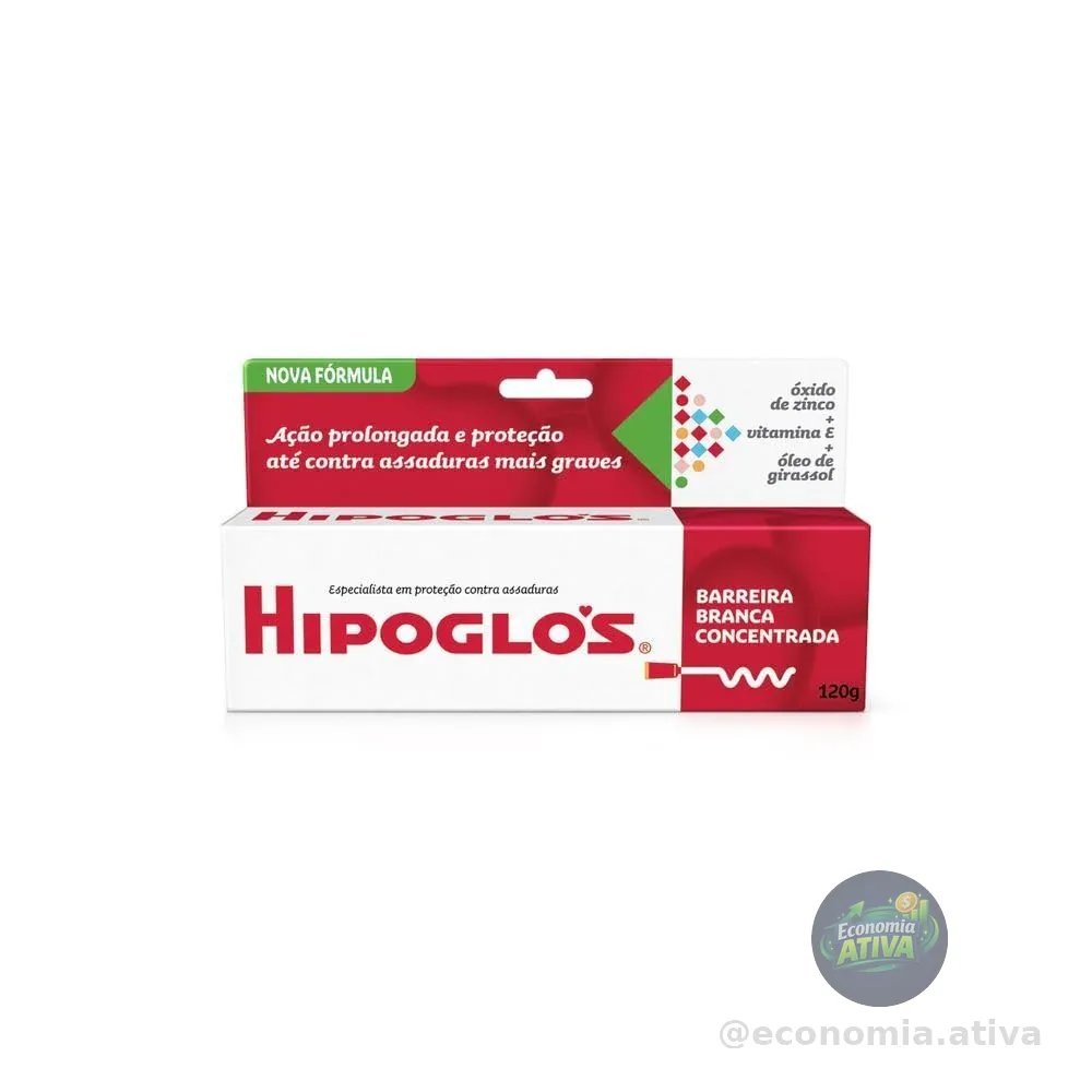 HIPOGLÓS® Creme Preventivo De Assaduras, 120g