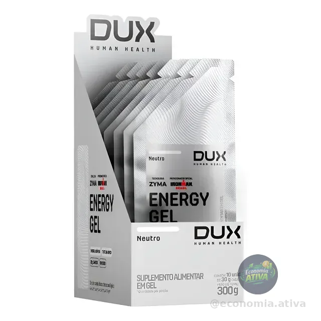 Energy Gel Sem Cafeína Cx 10 Un - Dux 18/05/2026