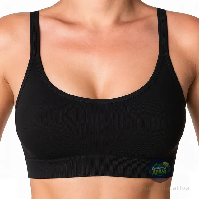 Top Lupo Loba Fitness Confortável Ótima Sustentação Academia