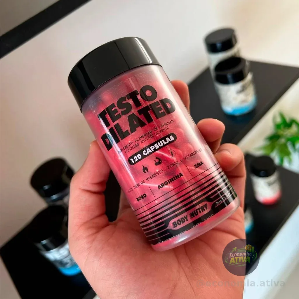 Precursor Testo Dilated Concentrado + Arginina 120 Cápsulas