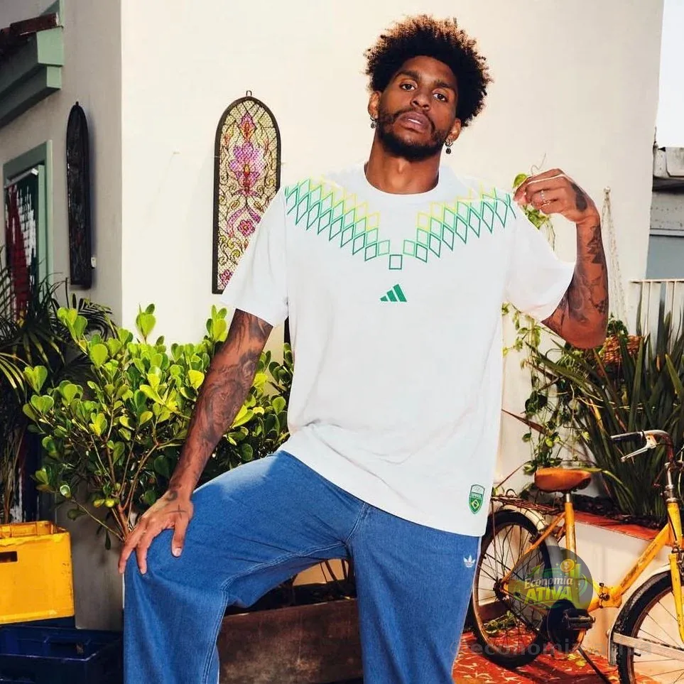 Camiseta Adidas Brasil Algodão