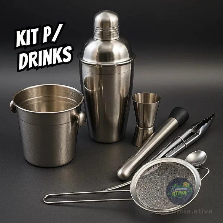 Coqueteleira Bar Man Profissional Inox Drink Caipirinha