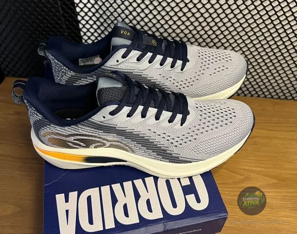 Tênis Esportivo Masculino Voa 2 Olympikus Cinza