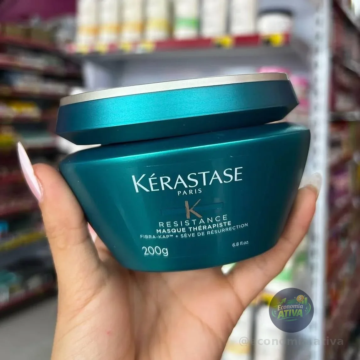Máscara De Reconstrução Profunda p/ Cabelos Danificados, Kérastase 200ml