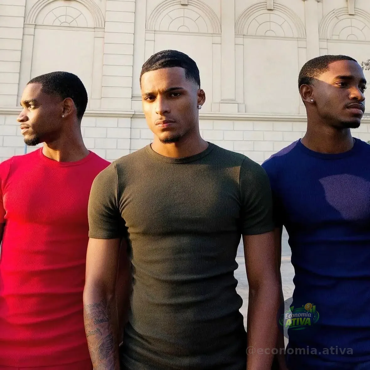 Kit 4 Camisetas Canelada Americana