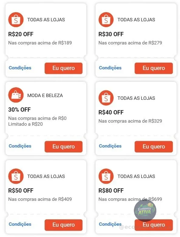 Cupom de Desconto Shopee 2026