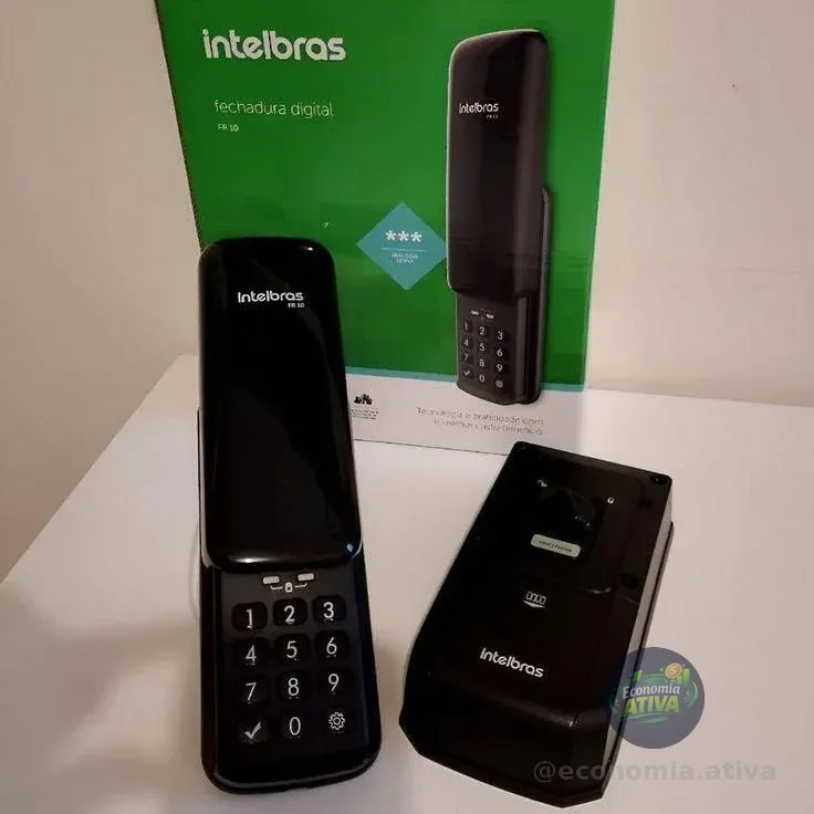 Fechadura Digital De Sobrepor Com Senha Intelbras
