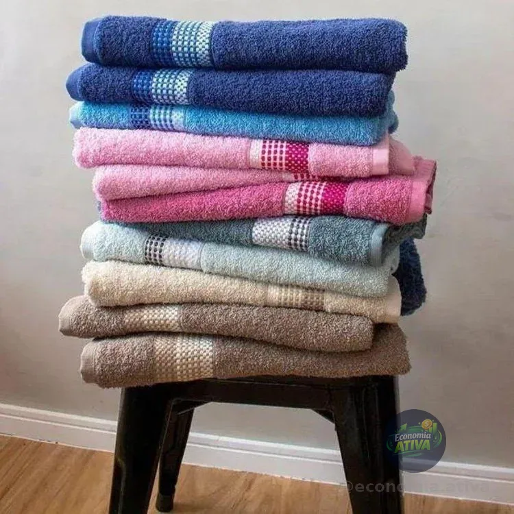 Jogo De Banho E Rosto 4 Pçs Algodão Venus Select