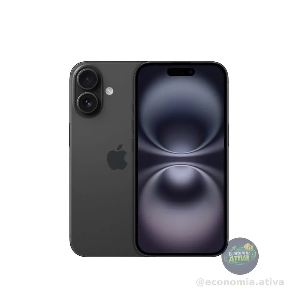 Apple iPhone 16 (128 GB) – Preto