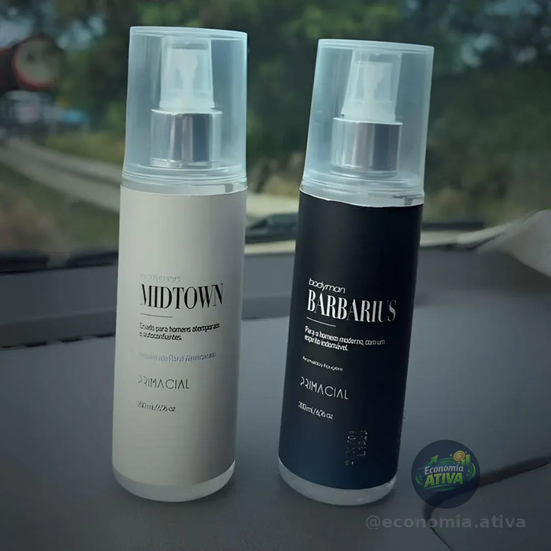 Kit Body Splash Barbarius e Midtown 200ml Primacial