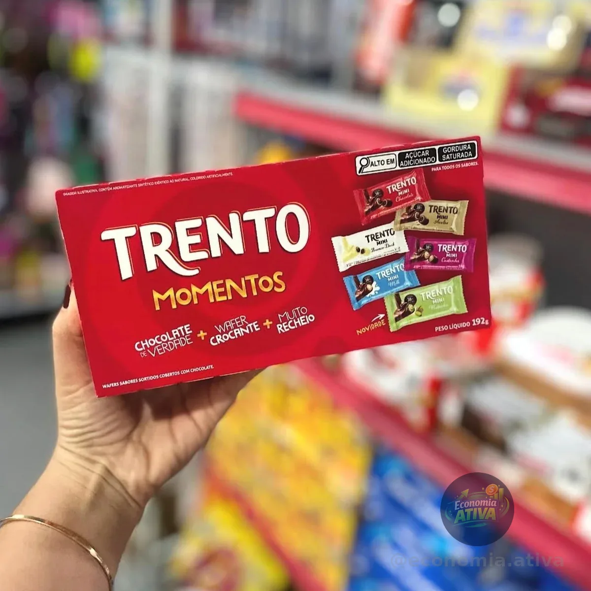 Chocolate Trento Mini Momentos Sortidos 168g