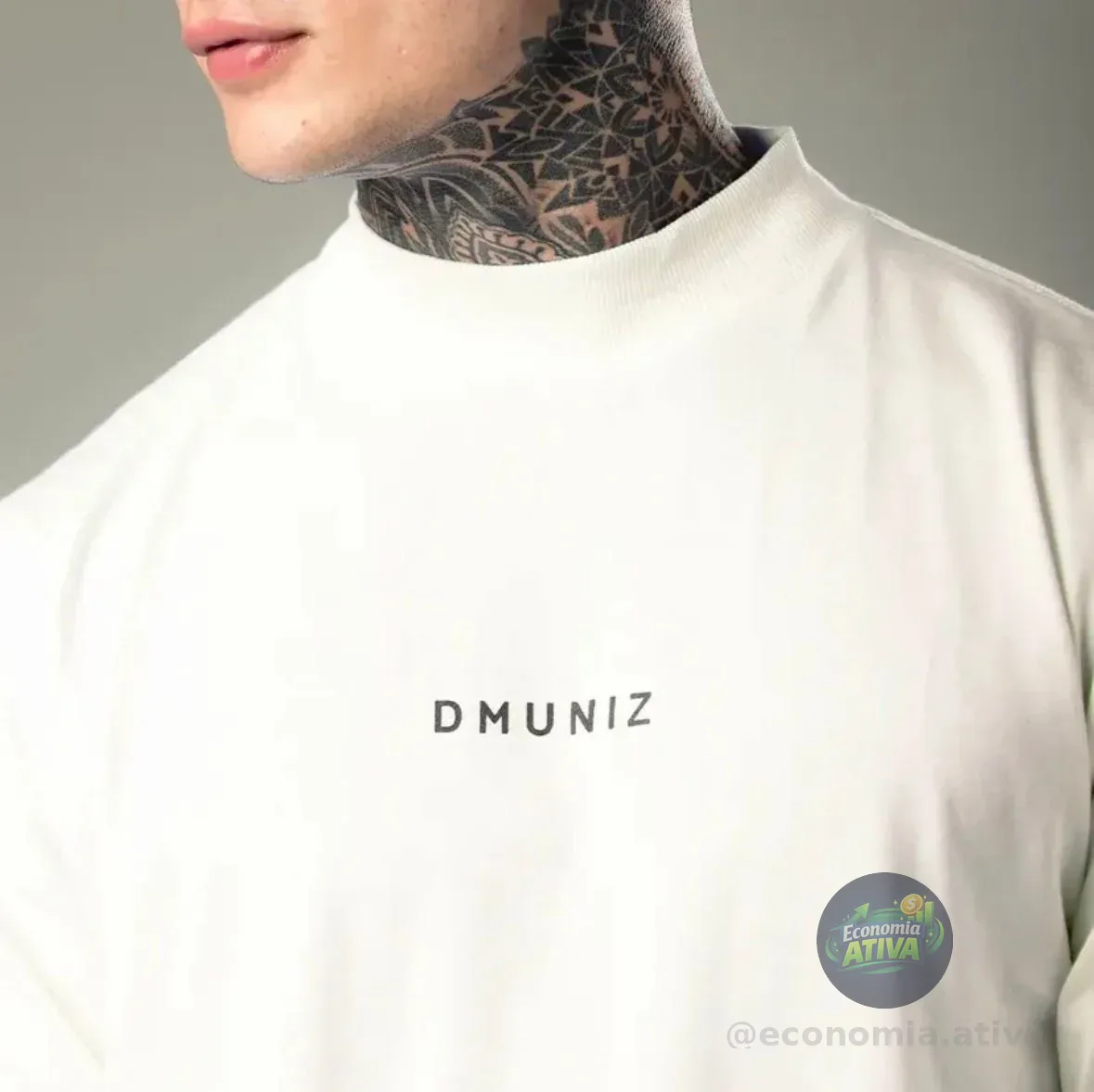 Camiseta Oversized Estampada Dmuniz (9 cores)