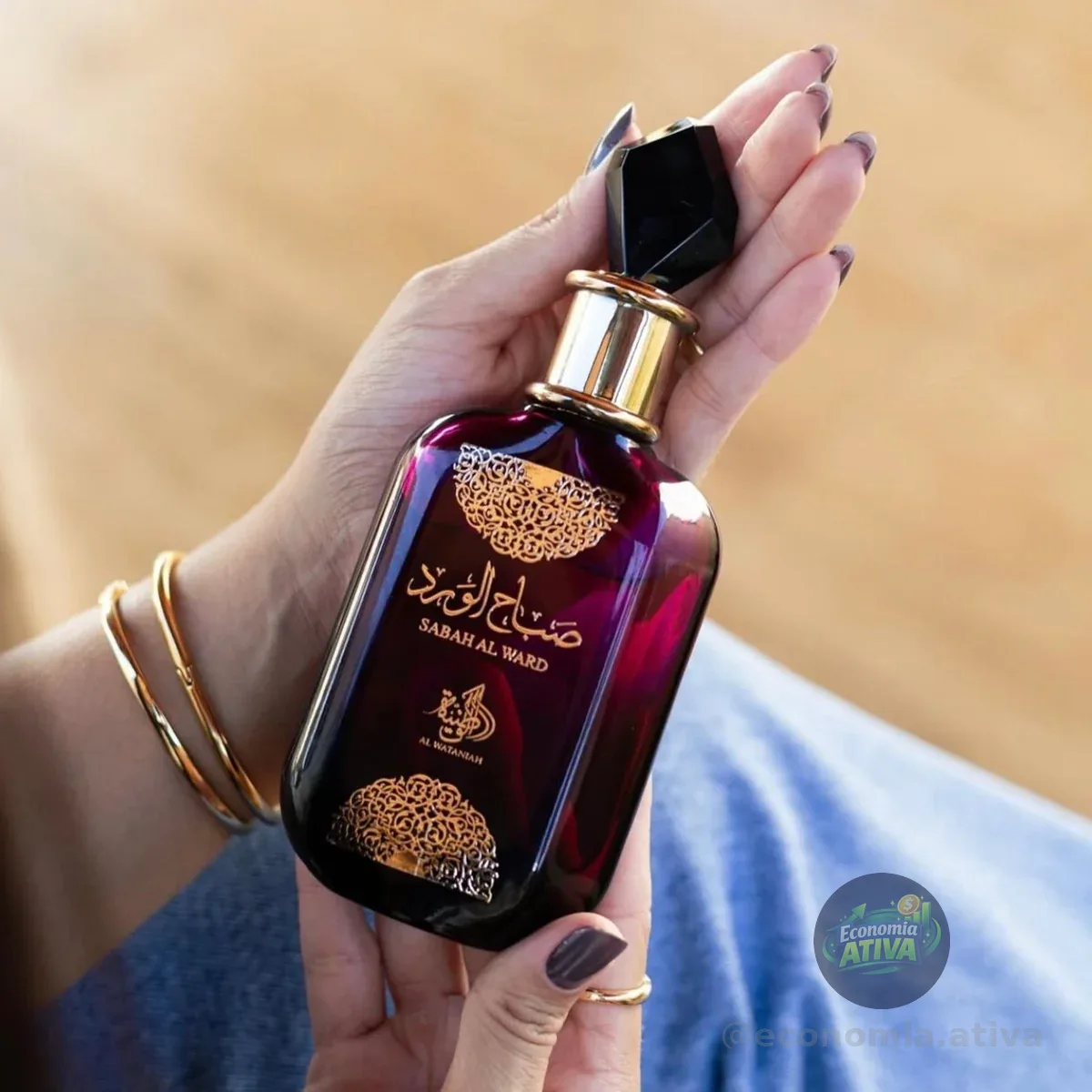 Perfume Sedutor Árabe Sabah Al Ward 100ml