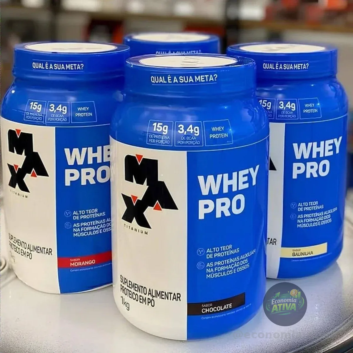 Whey Pro Pote 1kg Max Titanium