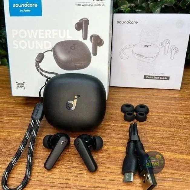 Fone De Ouvido Bluetooth 5.3 Soundcore P20i Da Anker
