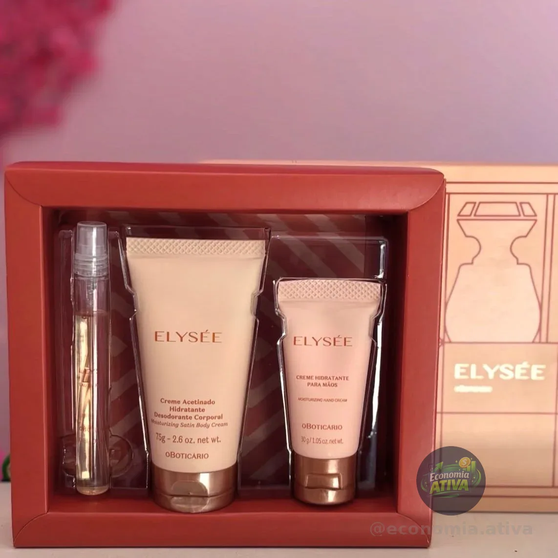 Kit Presente Elysee Boticario - 3 Itens