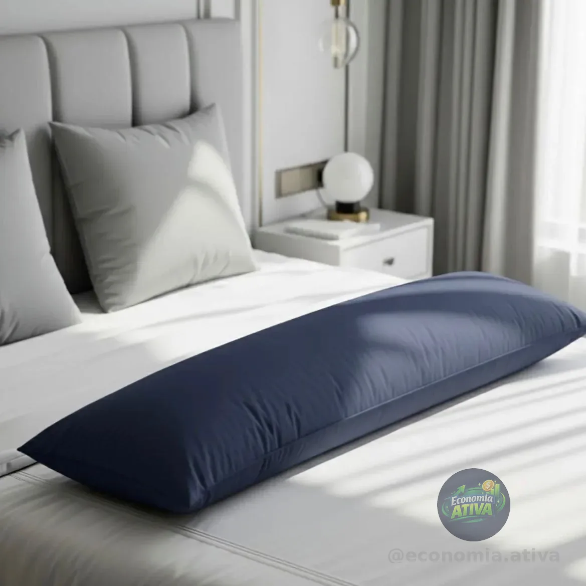 Travesseiro Gigante Almofada De Corpo 100% Silicone Premium