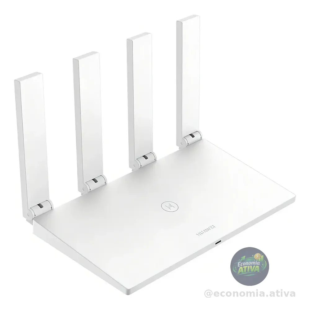 Roteador Huawei Wifi Ax2s 5 Ghz Wi-fi 6 Harmonyos Mesh+ Easymeshvisualização De Diagnósticos Do Wi-fi Controle Parental Branco