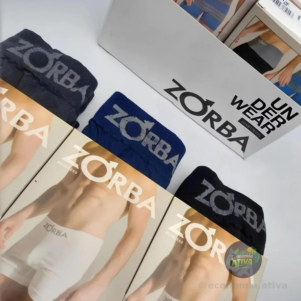 Kit 10 Cueca Boxer Zorba