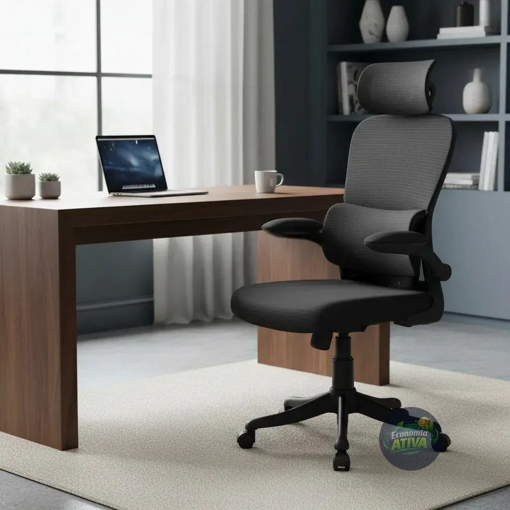 Cadeira Escritório Ergonômica B500 Marca Mulltx