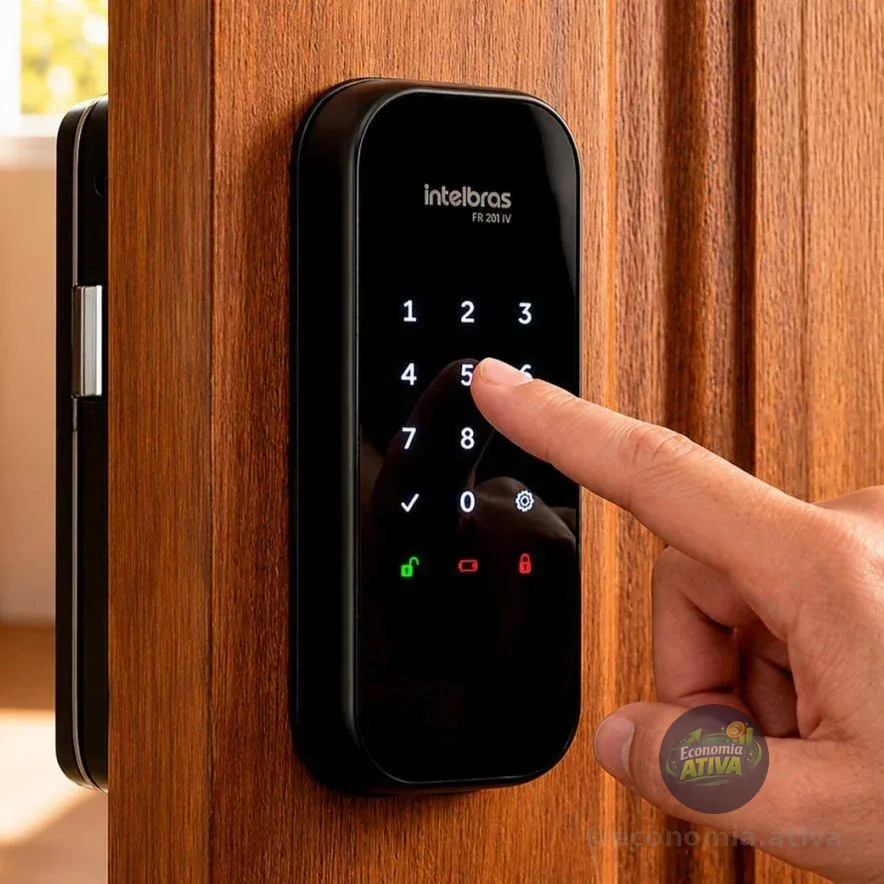 Fechadura Digital De Sobrepor Fr 101 V Intelbras