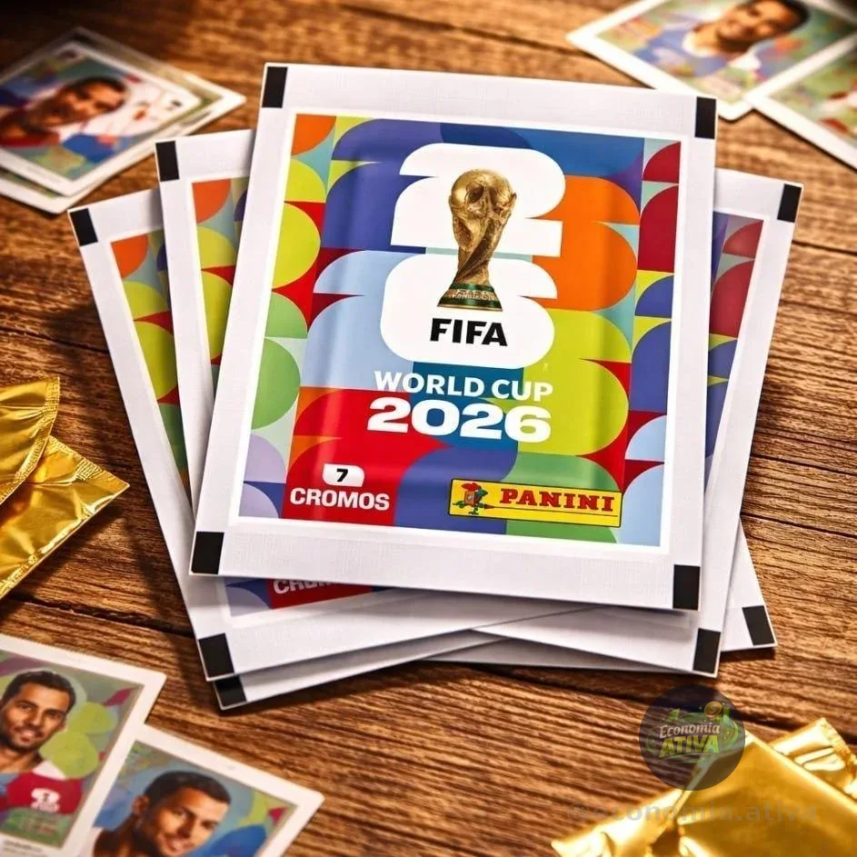 Copa do Mundo Fifa 2026 - Blister com 12 envelopes - 84 Figurinhas